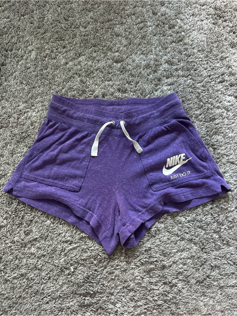 Nike Women's Purple Lounge Shorts